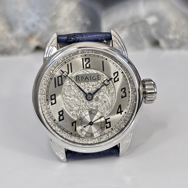 Fantastic antique silvered dial from 1917