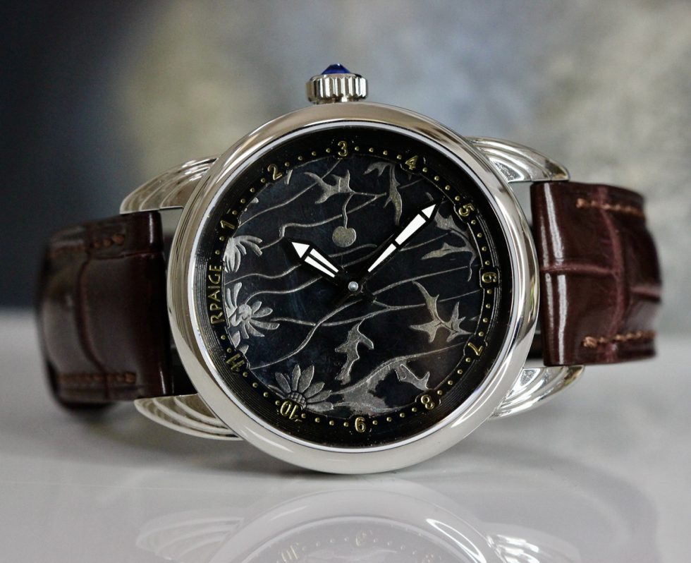Antique Sterling  Silver  "Niello" Dial - Image 7