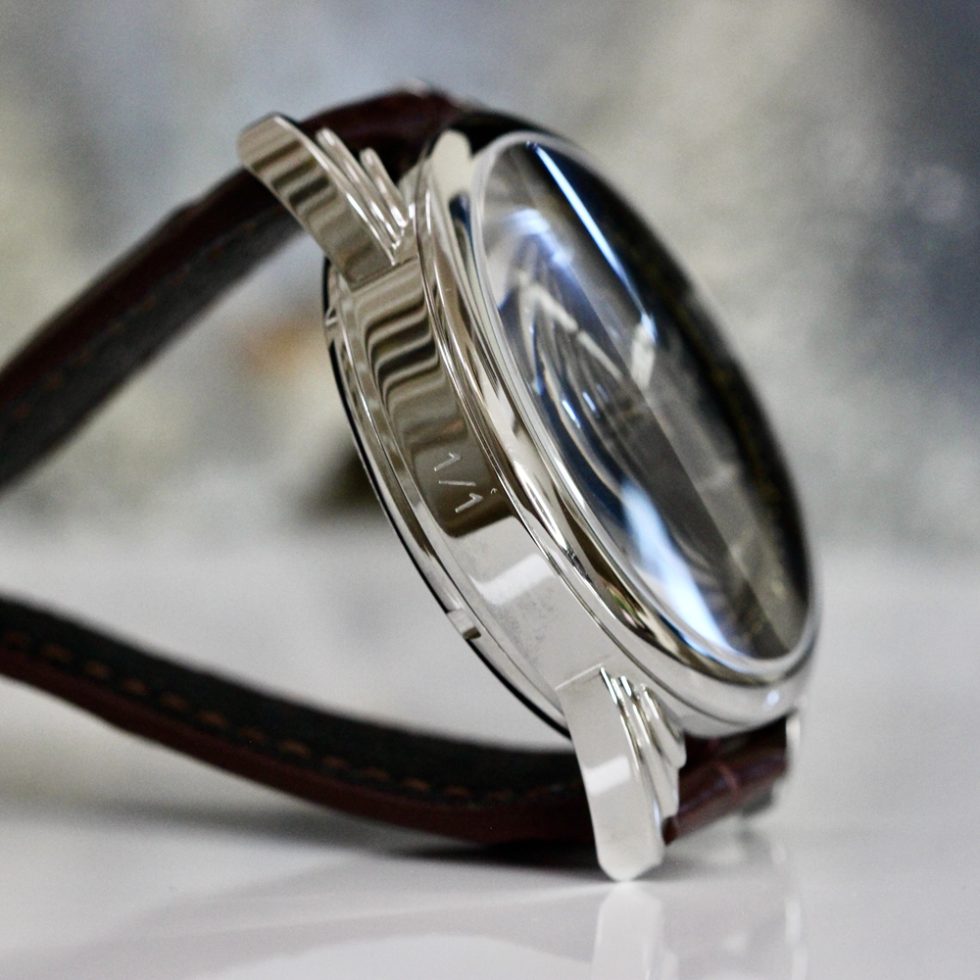 Antique Sterling  Silver  "Niello" Dial - Image 4