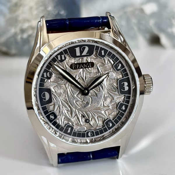 JukeBox with Antique Hand Engraved Sterling Silver Dial