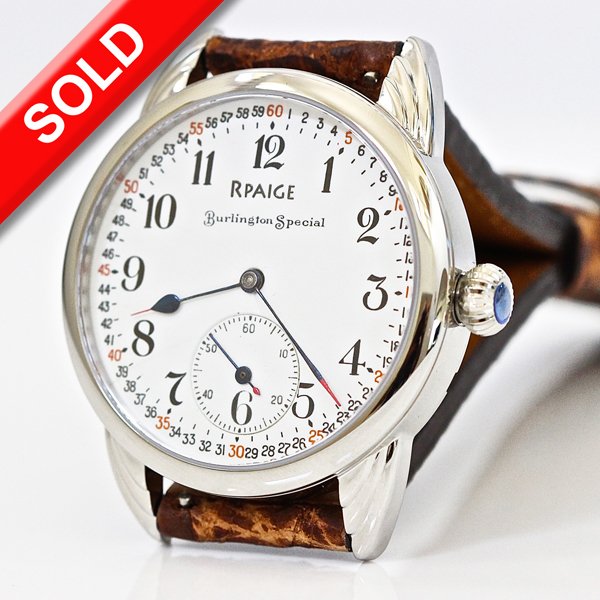 Antique enamel "Montgomery" dial