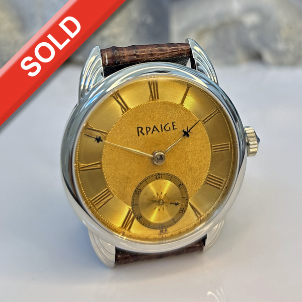 15kt  yellow gold antique  hand made dial from 1850