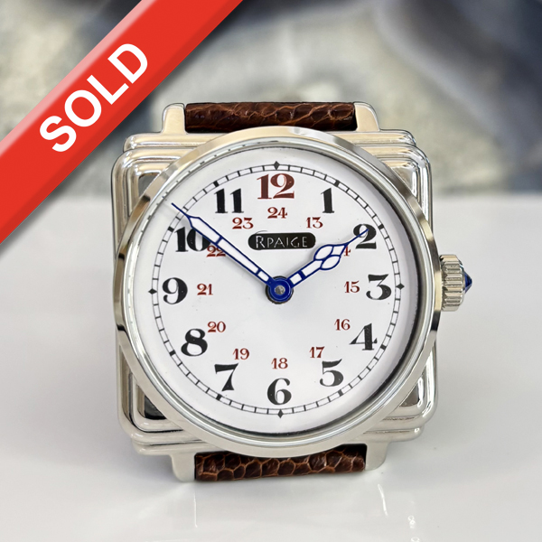 SpeakEasy 41mm with Antique Enameled Military Dial